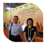 2007年10月28日，新竹公司总经理韦仲华携助理参加第四届中国东盟博览会